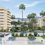 Garden And Pool In Benalmadena Next To The Beach